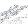 Seger zabezpieczający układ napędowy Kubota 3F250-27160 3F25027160 Oryginał