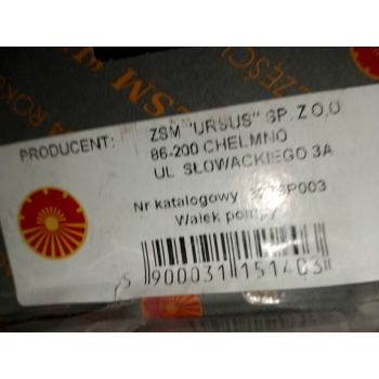 Wałek pompy 3276P003 Ursus Chełmno Oryginał Ursus 4512 4514 MF4