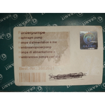 Membranowa pompa zasilająca 98419724 Fiat 3802621 Granit Oryginalne