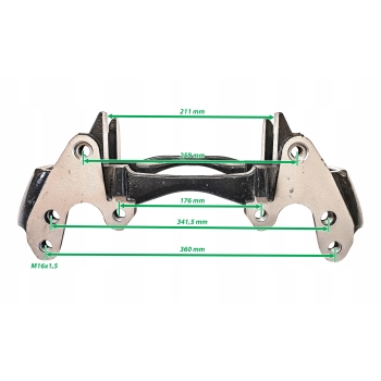 Wspornik Zacisku Hamulcowego Osi JOST do Zacisku HALDEX Moduł T 22,5'' / 20283 TTT, JAE0250410006, JAE 02 504 100 06